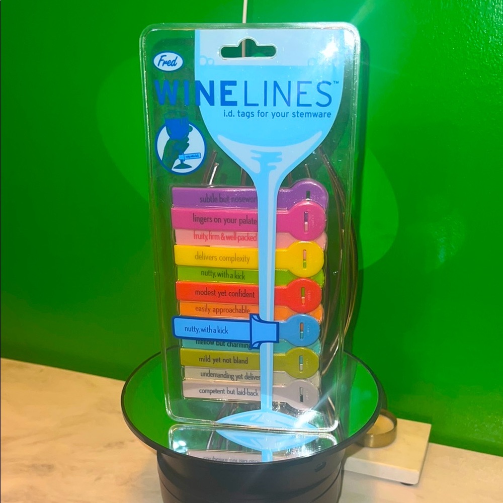 Fred Wine Lines ID Tags NEW!